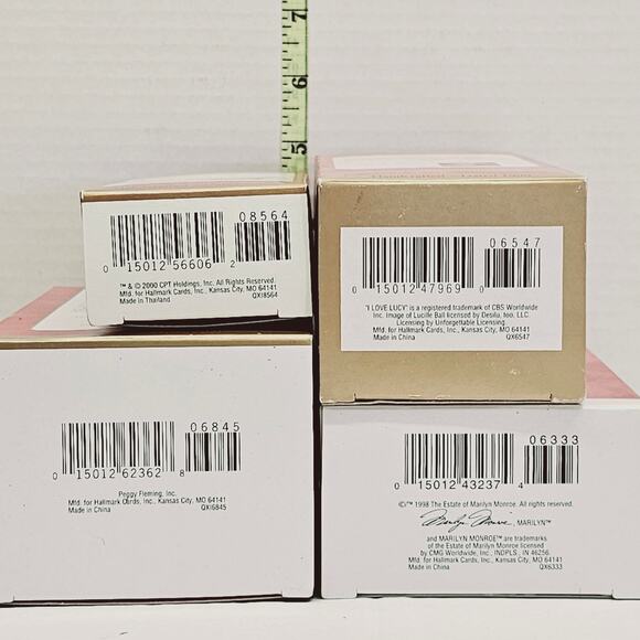 Hallmark Keepsake Ornament Bundle Peggy Fleming, Marilyn Monroe, and more - Picture 3 of 7